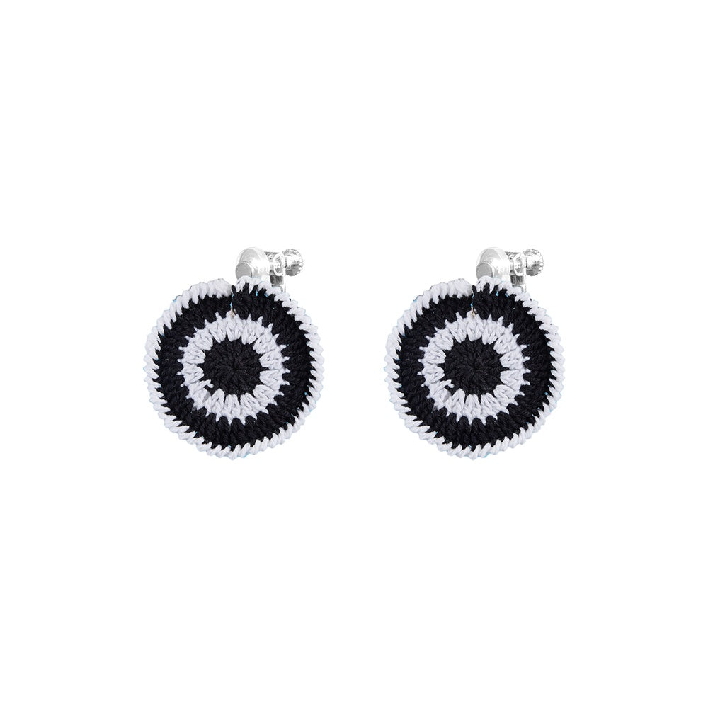 Handmade Crochet Earrings: Handcrafted crochet earrings designed with 925 sterling silver hooks, hypoallergenic and elegant.